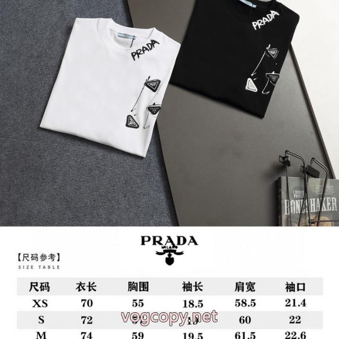 毎日更新 最終セール 根強い人気定番商品PRADAコピー 通販半袖Tシャツ_0_2