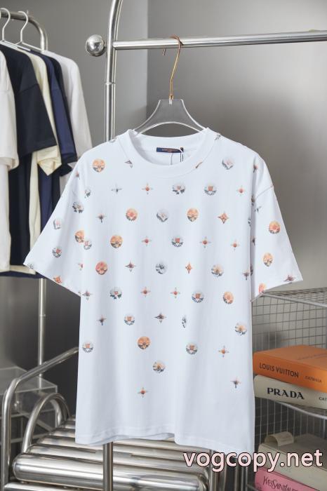 偽 ブランド 通販決算在庫処分 全国無料2026 雑誌掲載半袖TシャツLOUIS VUITTON_0_2