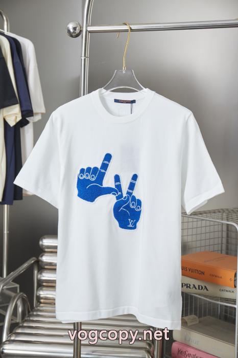 コピー 商品 販売半袖Tシャツ夏に爆発的な人気 夏季流行り すぐにお届けLOUIS VUITTON_0_4