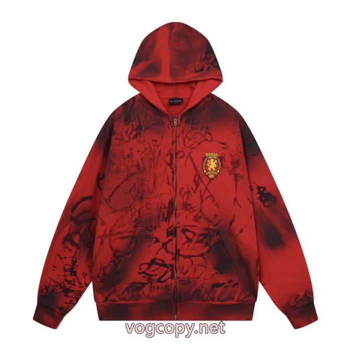 BALENCIAGAスーパー コピー ブランド新作入荷260%新品 風通しのよい 個性的な素材感も魅力パーカー_0_6
