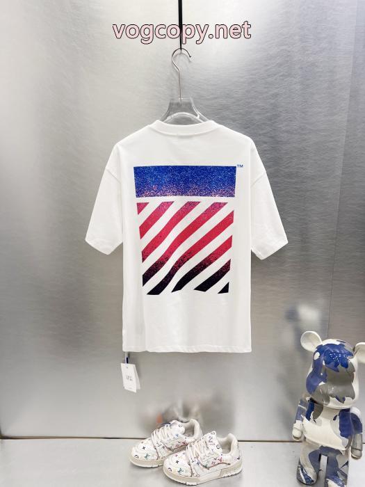 SS26オシャレ お買得 希少性の高い通販 ブランド半袖Tシャツオフホワイト_0_3