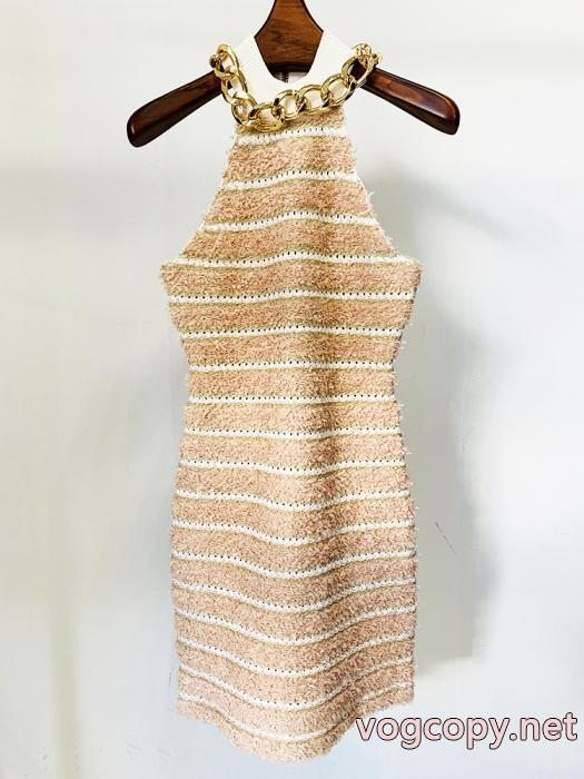 BALMAIN高いファション性 高級感の漂う逸品 オシャレな雰囲気偽 ブランド 販売ワンピース._0_0