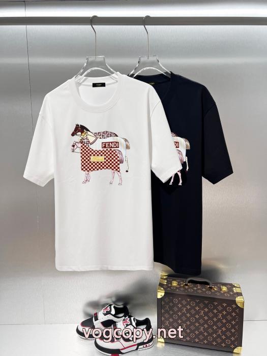 スーパー コピー ブランド 通販半袖TシャツFENDI欧米風 洗練な一品 今年大人気_0_3
