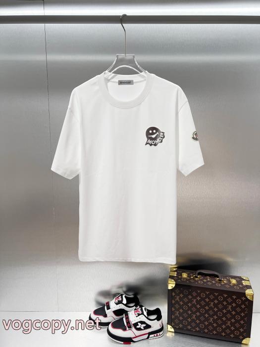 最安値に挑戦 大人気商品 最新コレクションブランド 品 コピーMONCLER半袖Tシャツ_0_1