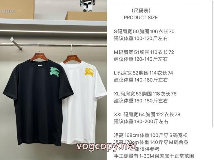 BURBERRY海外販売 限定生産品 夏の必須アイテムを半袖Tシャツ激安 ブランド 通販_1_4