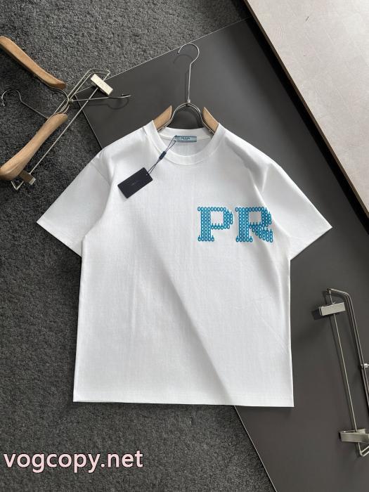 ブランド コピーPRADA高級感のある 逆シーズンセール 追跡有り配送t恤._0_0