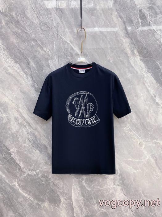 MONCLER激安 通販 ブランド最安値に挑戦 期限限定 今季のトレンド人気新作半袖Tシャツ_0_1
