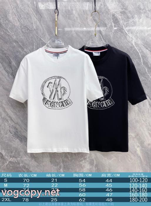 MONCLER激安 通販 ブランド最安値に挑戦 期限限定 今季のトレンド人気新作半袖Tシャツ_0_3