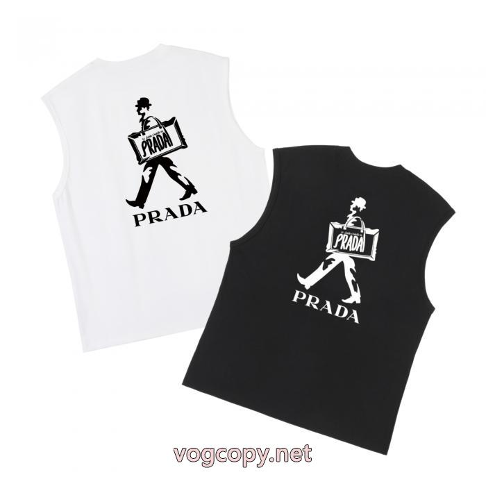 限定生産品 優れた生地 HOT新作登場半袖Tシャツコピー ブランド 通販 安心プラダ_0_2