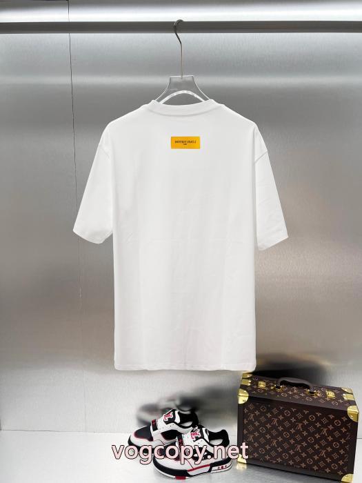 偽物 ブランド 販売限定特大セール 着心地よい 新作夏の優秀アイテム半袖TシャツLOUIS VUITTON_0_0