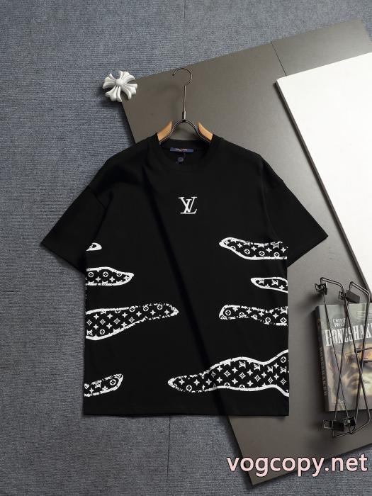 偽物 ブランド 激安半袖TシャツLOUIS VUITTON人気一番 海外人気アイテム 手頃価格_0_1