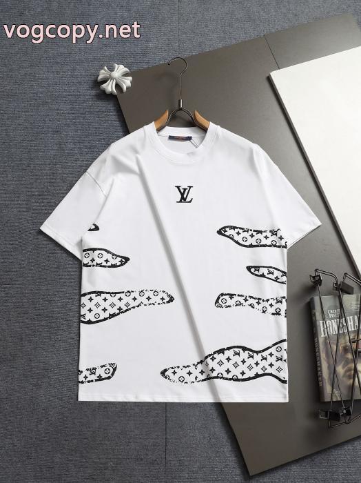 偽物 ブランド 激安半袖TシャツLOUIS VUITTON人気一番 海外人気アイテム 手頃価格_0_3