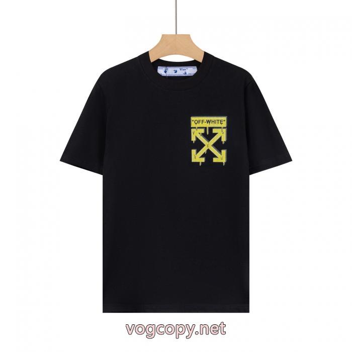 季節感をプラス人気商品 ピュアな印象に お買い得本物保証半袖TシャツOff-White偽 ブランド 通販_0_3
