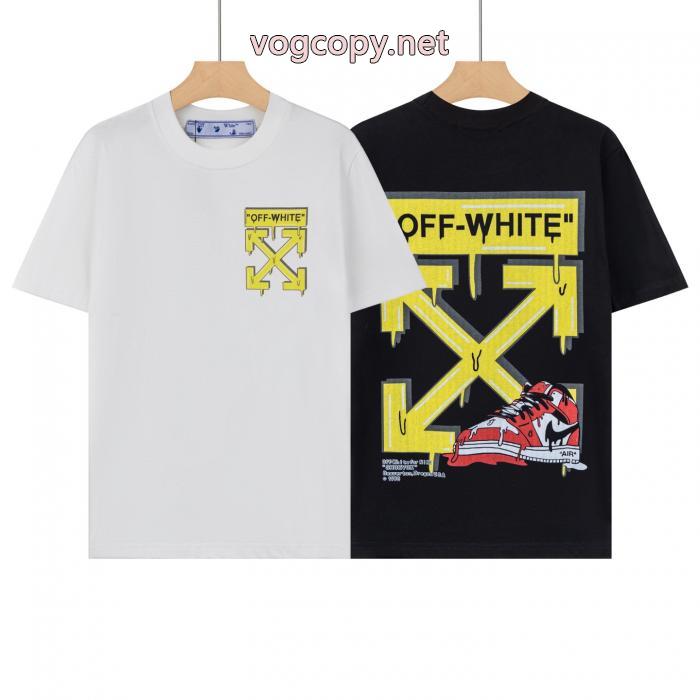 季節感をプラス人気商品 ピュアな印象に お買い得本物保証半袖TシャツOff-White偽 ブランド 通販_0_4
