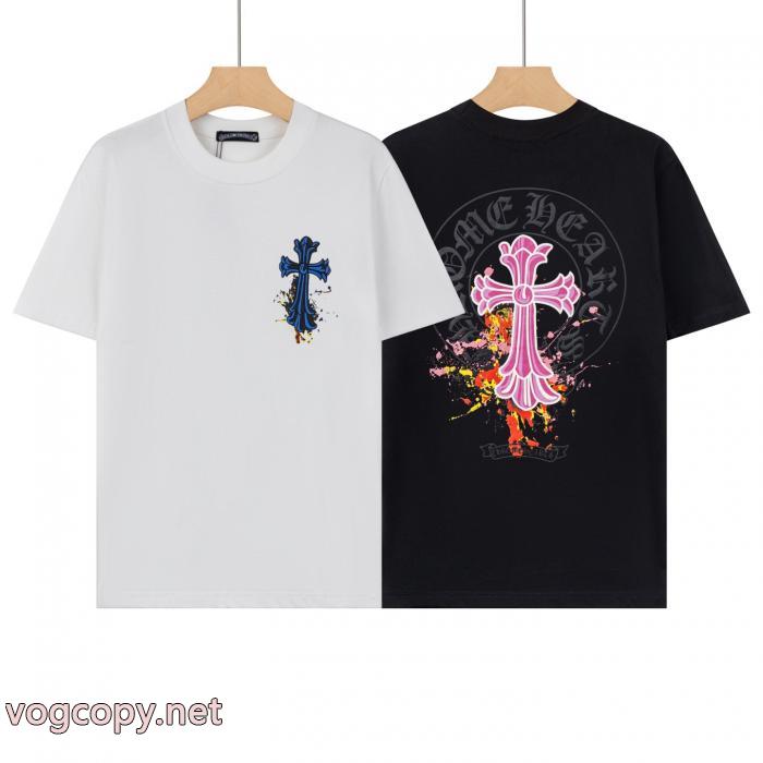夏季限定販売 存在感のある 高評価アイテムCHROME HEARTSコピー ブランド 通販半袖Tシャツ_0_2