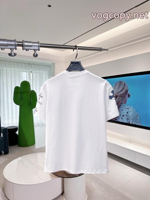 ブランド 品 スーパー コピー保温力に優れた 最高級品質 韓国ファッションCHROME HEARTS半袖Tシャツ_0_4
