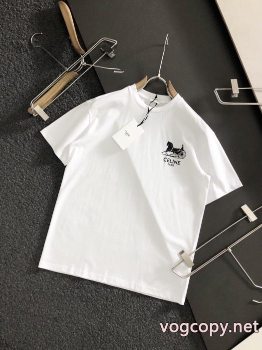 2026トレンドファッション新品 季節限定販売 ファッション感満々CELINE半袖Tシャツ偽 ブランド 通販_0_4