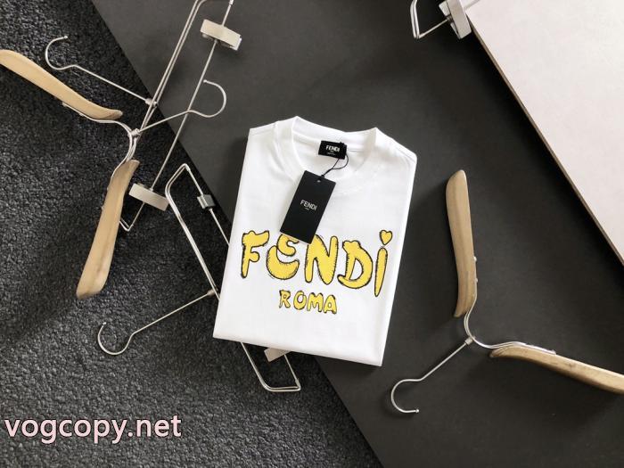 コピー 品 ブランド半袖TシャツHipHop 世代不問 ラグジュアリーブランドFENDI_0_0