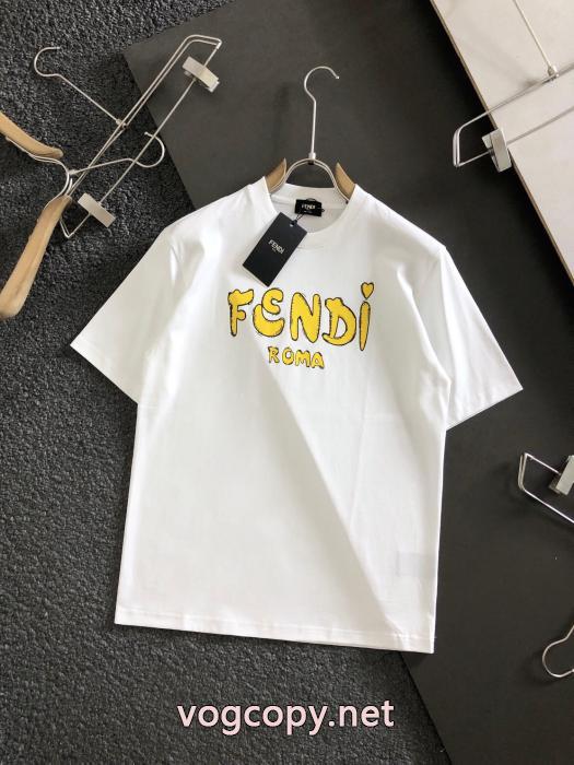 コピー 品 ブランド半袖TシャツHipHop 世代不問 ラグジュアリーブランドFENDI_0_4