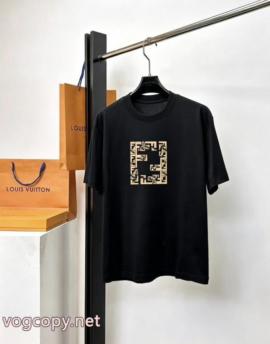 FENDI顧客セール大特価 大注目 究極な着心地半袖Tシャツコピー 商品 通販_0_1