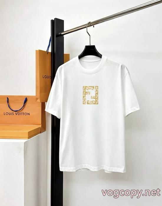 FENDI顧客セール大特価 大注目 究極な着心地半袖Tシャツコピー 商品 通販_0_2
