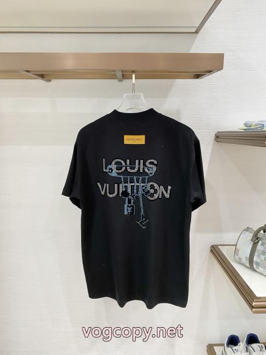 半袖Tシャツ偽 ブランド 通販LOUIS VUITTON通気性が良い すぐにお届け 2026季新作品_0_1