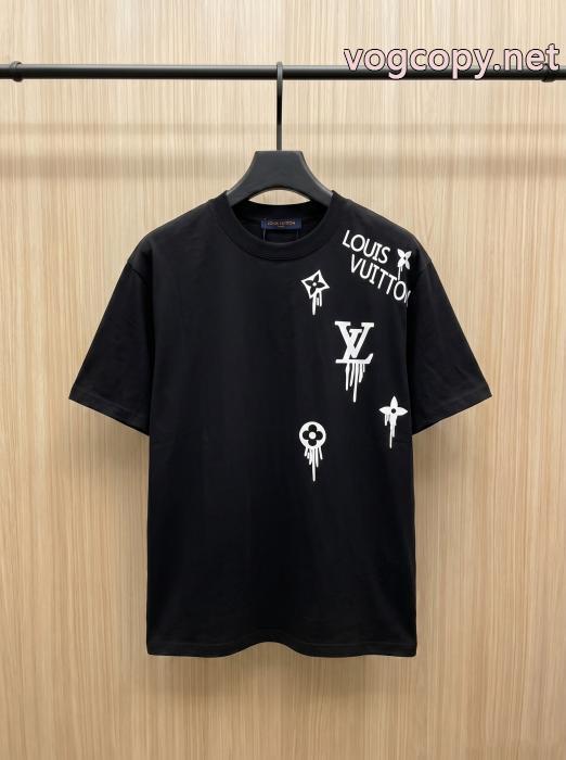 偽 ブランド半袖TシャツLOUIS VUITTON着回し力抜群大人気 安定感があり 伸縮性に優れた_0_4