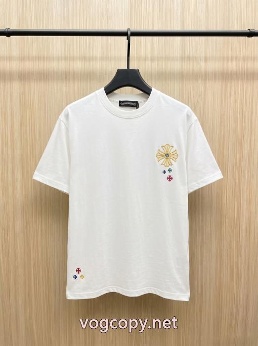 最終価格セール 予約注文 とくに注目度の高いスーパー コピー 販売CHROME HEARTS半袖Tシャツ_0_1