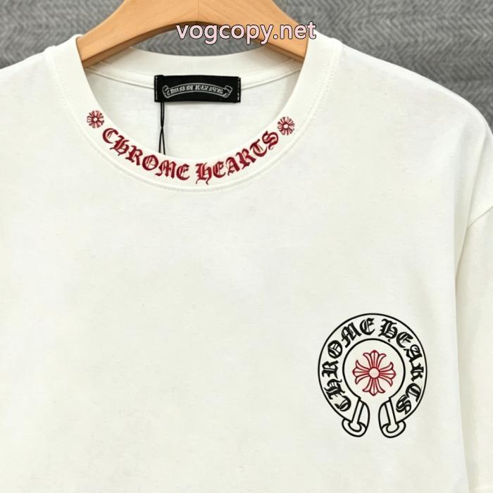 最新作期間限定セール 希少2026限定品海外即発 輝かしい半袖TシャツCHROME HEARTSブランド コピー 安心_0_2