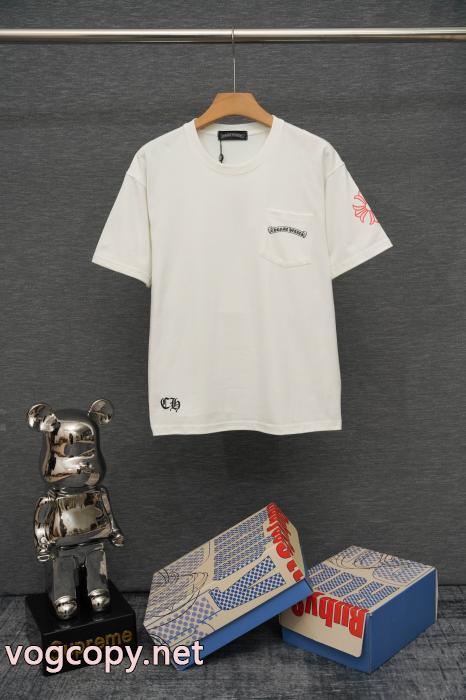 SS26完売必至 超人気高品質 スタイリッシュ半袖Tシャツ激安 ブランドCHROME HEARTS_0_0