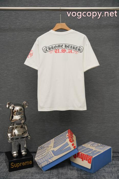 SS26完売必至 超人気高品質 スタイリッシュ半袖Tシャツ激安 ブランドCHROME HEARTS_0_1