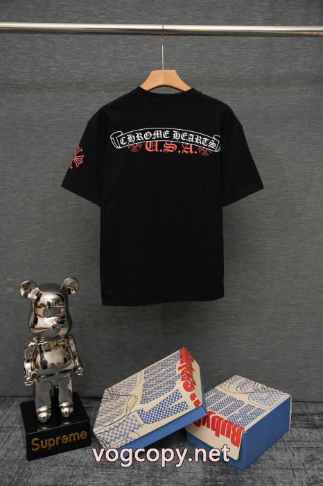 SS26完売必至 超人気高品質 スタイリッシュ半袖Tシャツ激安 ブランドCHROME HEARTS_0_4