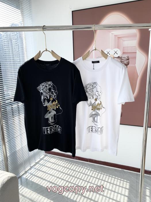 即完売 機能面抜群 夏季超人気アイテムVERSACEブランド コピー s 級半袖Tシャツ_0_0