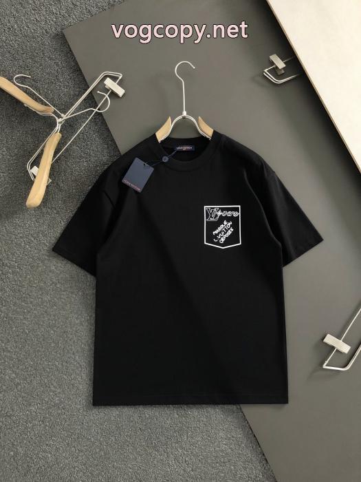 偽 ブランド LOUIS VUITTON半袖Tシャツ品質保証 男女通用 オススメ新作商品_0_0