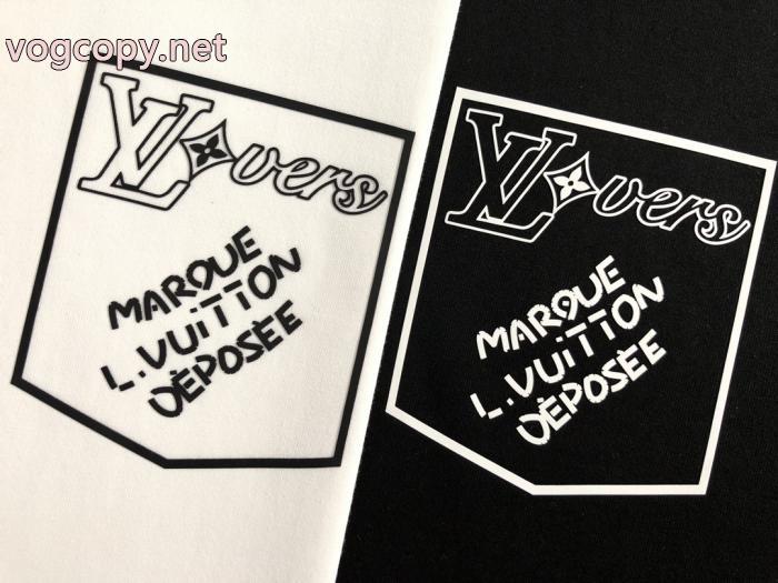 偽 ブランド LOUIS VUITTON半袖Tシャツ品質保証 男女通用 オススメ新作商品_0_1