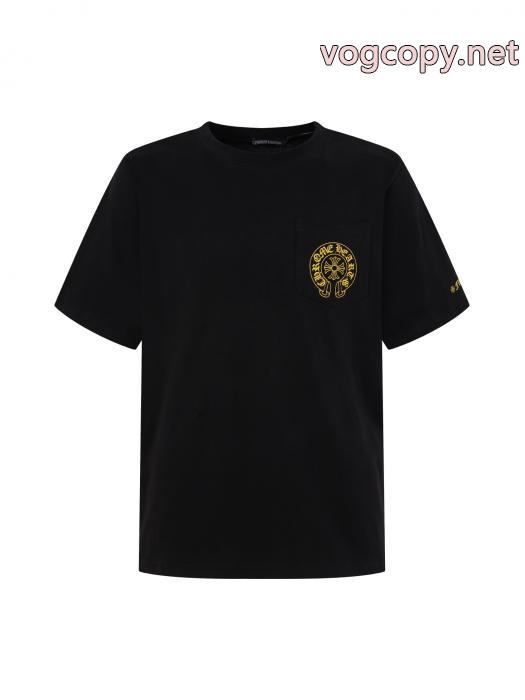 綺麗な 豊富な色揃え トレンド感満載ブランド 偽物 通販半袖Tシャツクロムハーツ_0_0