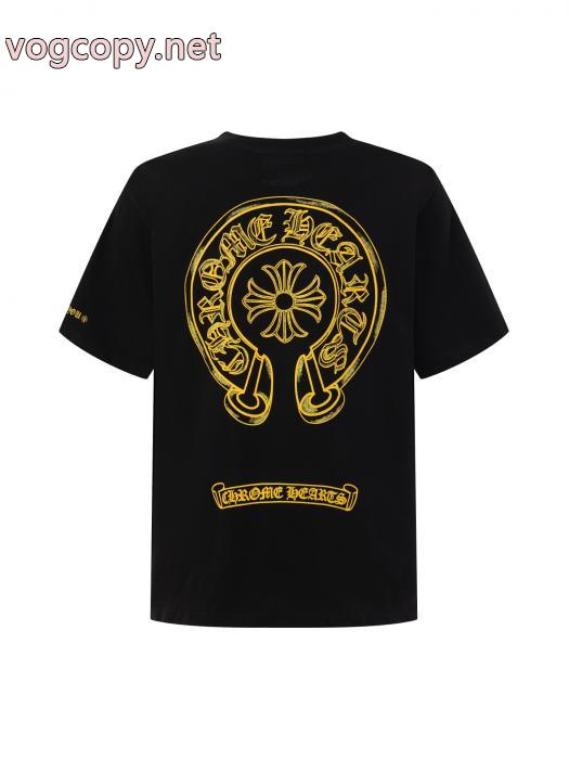 綺麗な 豊富な色揃え トレンド感満載ブランド 偽物 通販半袖Tシャツクロムハーツ_0_1