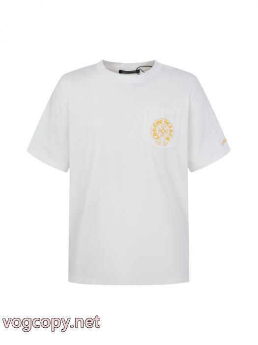 綺麗な 豊富な色揃え トレンド感満載ブランド 偽物 通販半袖Tシャツクロムハーツ_0_2