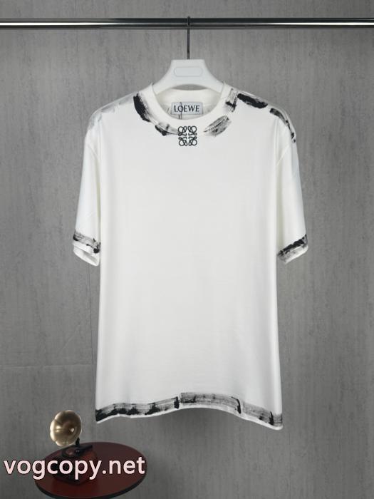 定番モデル 人気定番得価 豊富なサイズ半袖Tシャツスーパー コピーLOEWE_0_1