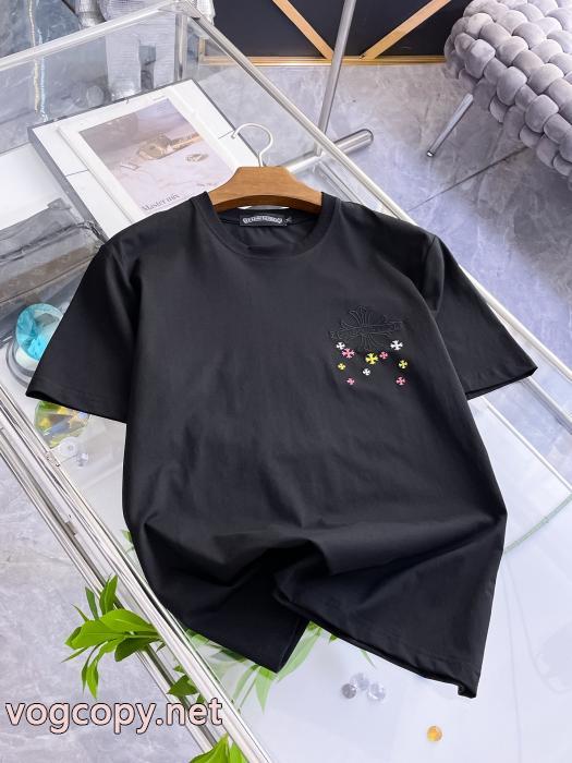 ブランド 偽物2026は継続系のトレンド 限定激安 2026 プレミアム品質クロムハーツ半袖Tシャツ_0_0