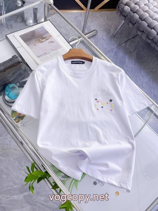 ブランド 偽物2026は継続系のトレンド 限定激安 2026 プレミアム品質クロムハーツ半袖Tシャツ_0_2
