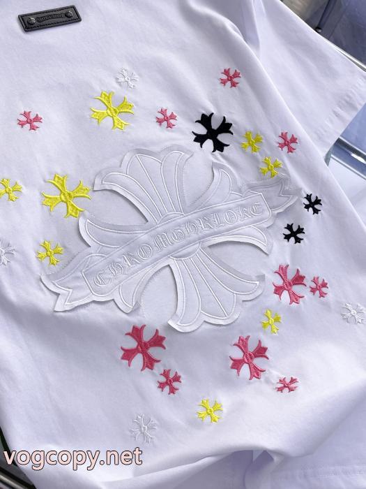 ブランド 偽物2026は継続系のトレンド 限定激安 2026 プレミアム品質クロムハーツ半袖Tシャツ_0_4