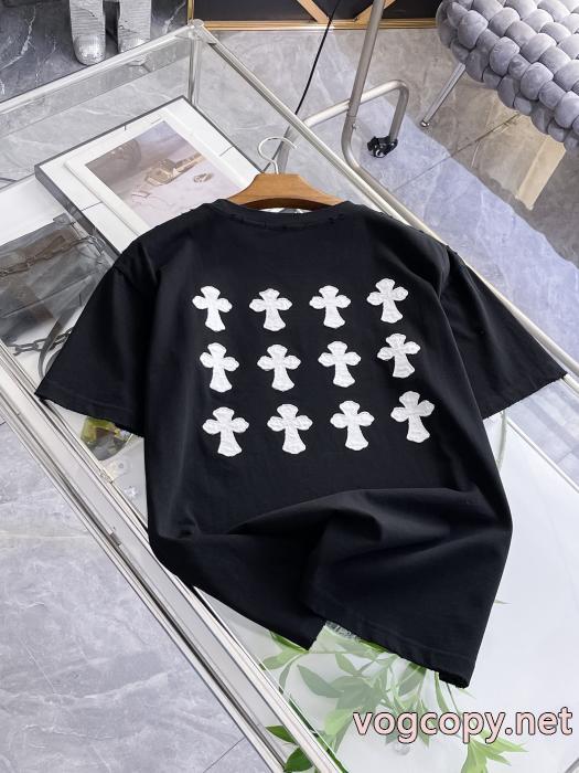 新作追加！ 品質保証最新作 使えて可愛いデザイン激安 通販 専門店半袖TシャツCHROME HEARTS_0_1