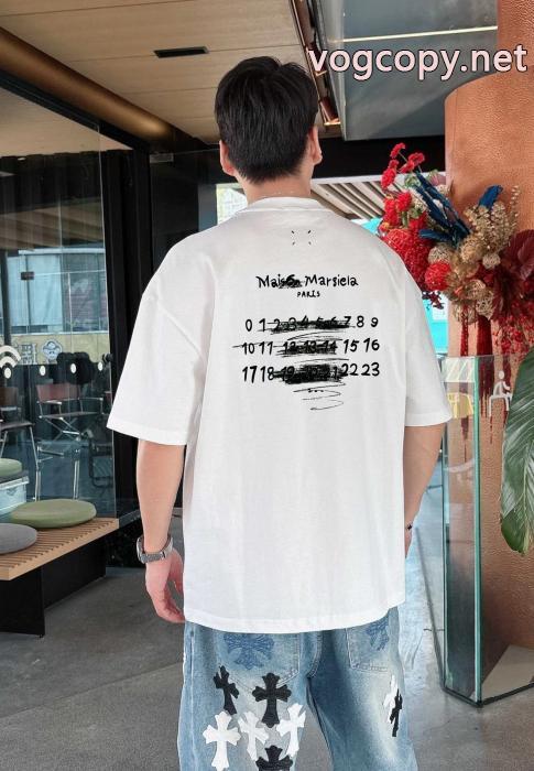 超人気デザイン 洗練な一品 今季話題の一級品コピー ブランド 通販 安心半袖TシャツMaison Margiela_0_2