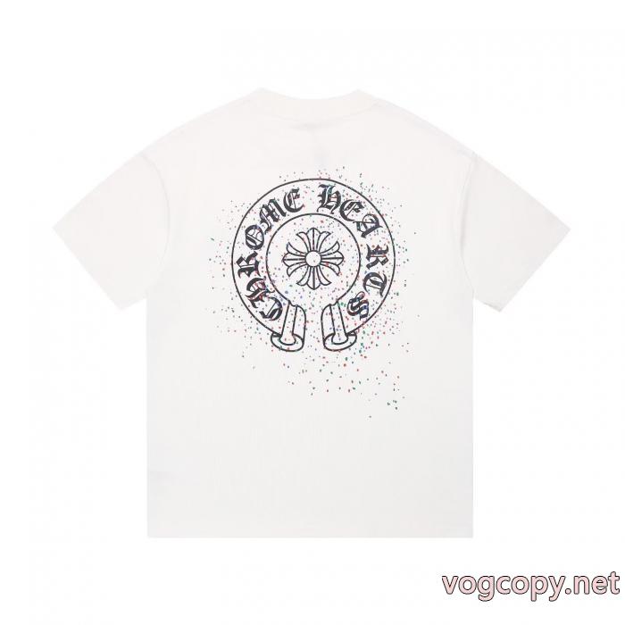 CHROME HEARTS半袖Tシャツコピー ブランド激安新作 ファッションモード系  品質保証豊富な_0_5