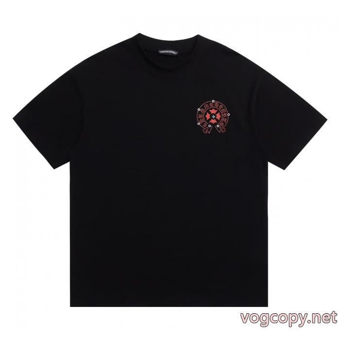 ブランド コピー s 級CHROME HEARTS半袖Tシャツセレブ愛用上品 最新アイテム 個性的なモデル_0_4
