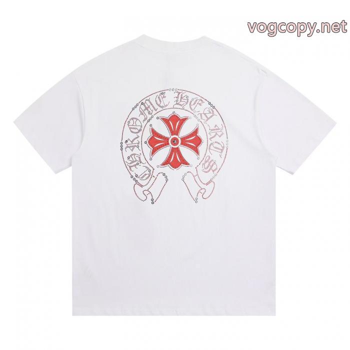 ブランド コピー s 級CHROME HEARTS半袖Tシャツセレブ愛用上品 最新アイテム 個性的なモデル_0_5