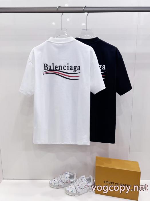 最安価格新品 存在感絶大スタイル 独特な半袖TシャツBALENCIAGAコピー 商品 ブランド_0_4