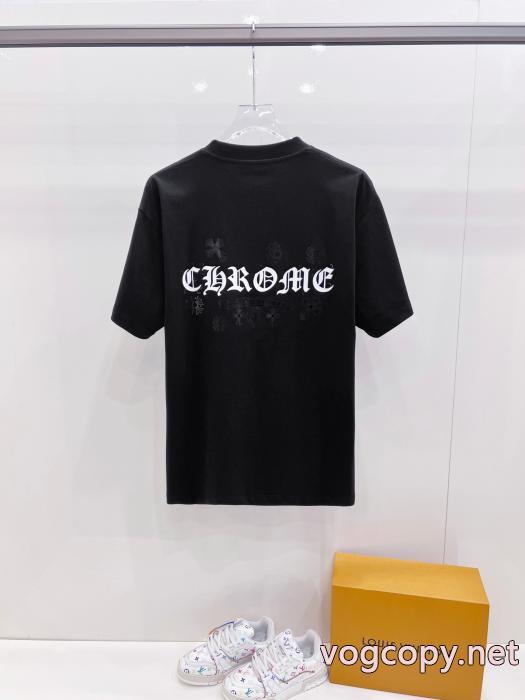 特別人気感謝SALE 品良く 有名人の愛用者が多いブランドCHROME HEARTS半袖Tシャツブランド コピー 優良店_0_0