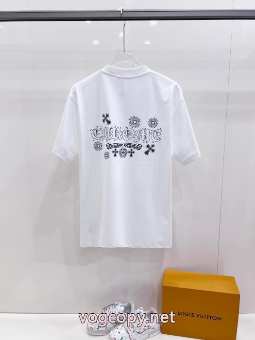 特別人気感謝SALE 品良く 有名人の愛用者が多いブランドCHROME HEARTS半袖Tシャツブランド コピー 優良店_0_3